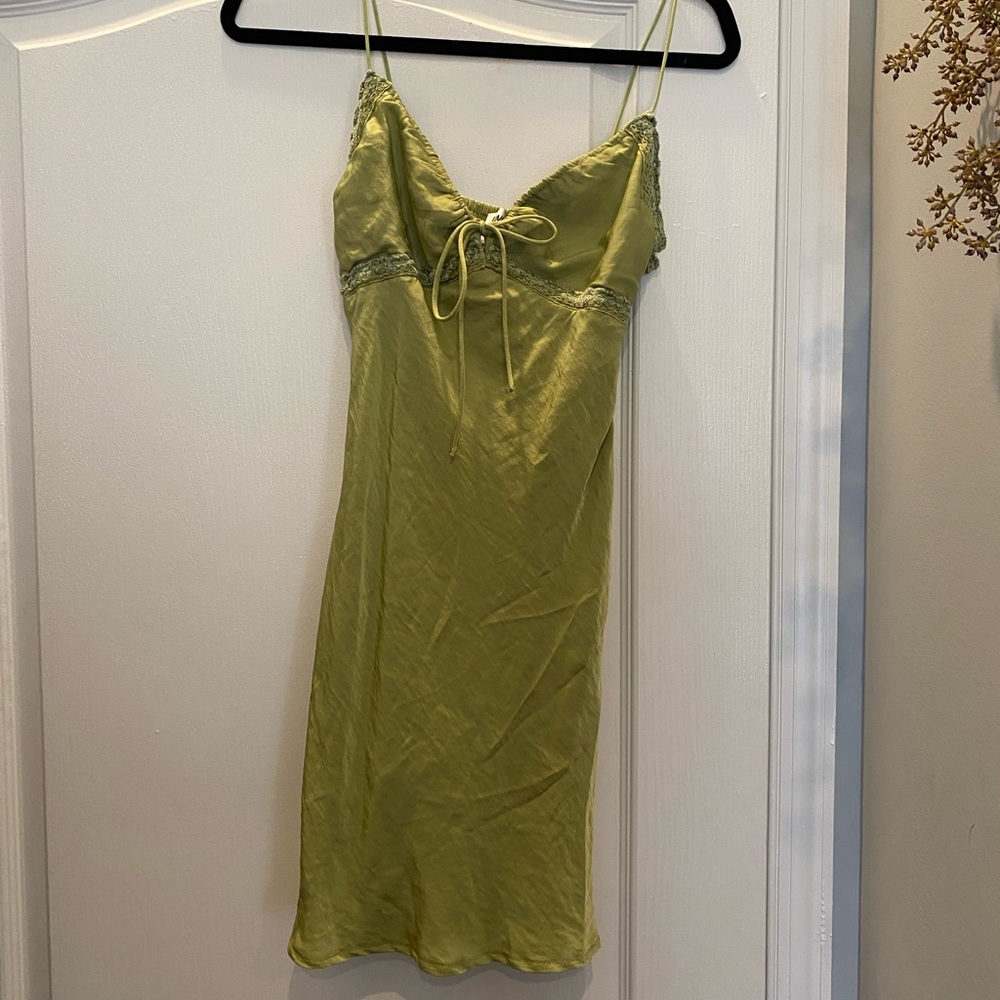 Green Princess Polly Mini Dress